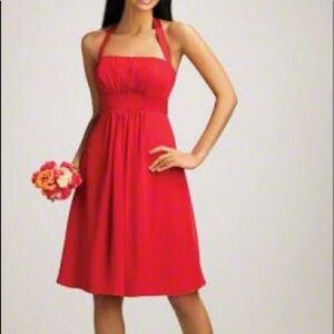 Alfred Angelo 7016S Bridesmaid Dress, Persimmon, sz 10